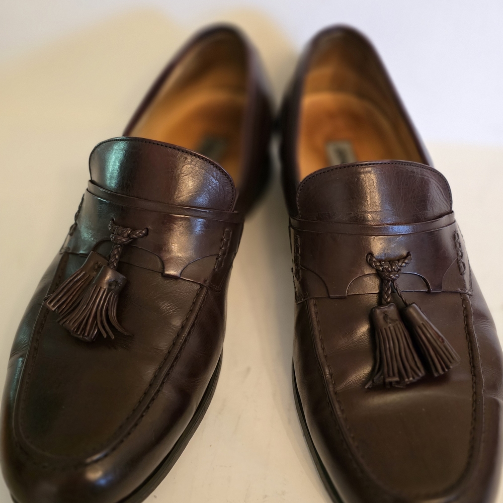 Elegant Brown Leather Loafers